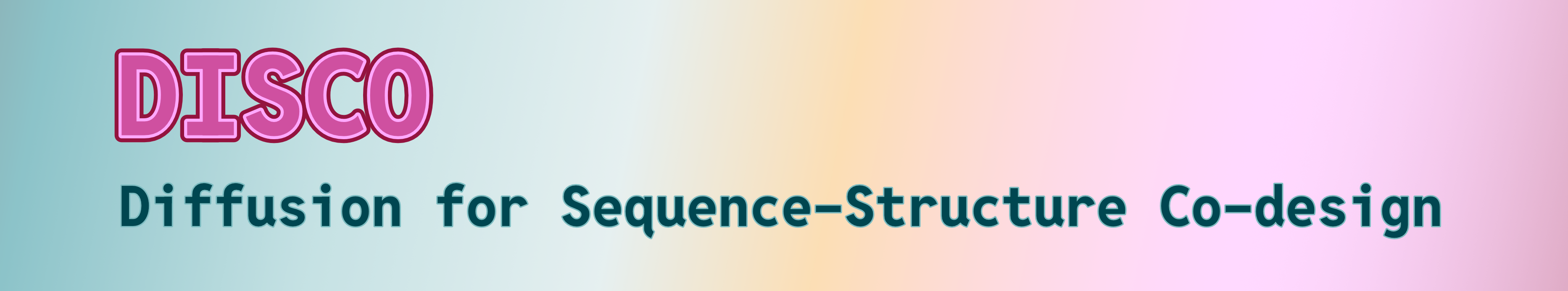 DISCO: Diffusion for Sequence-Structure Co-design
