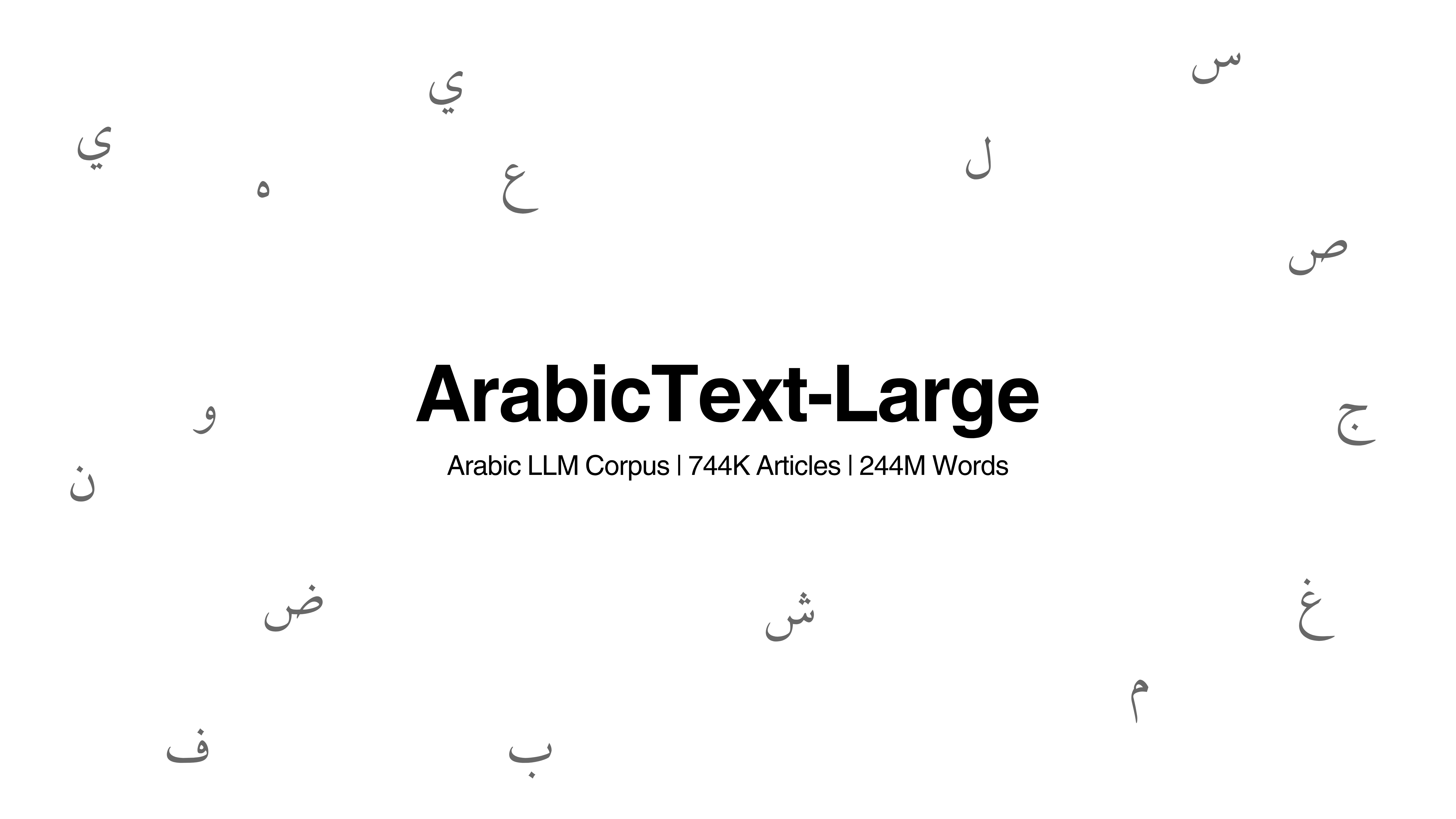 ArabicText-Large Dataset